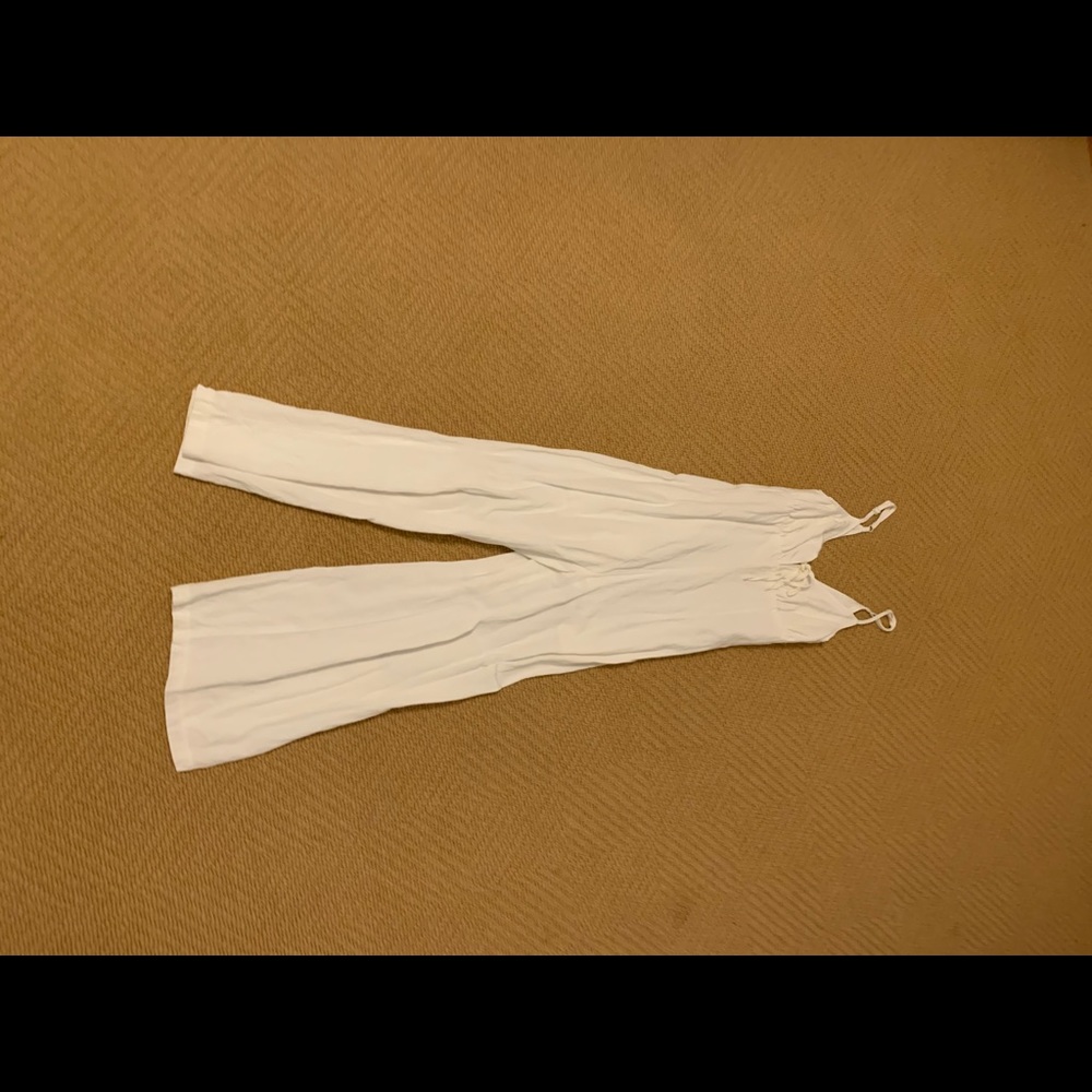 white jumpsuit